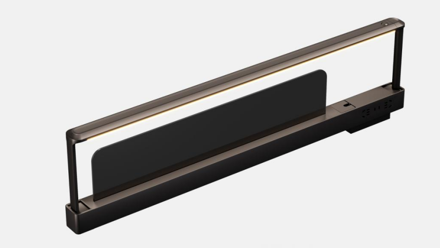 ZG-ZP01-A glass desk screen with reading-light configuration to confirm
