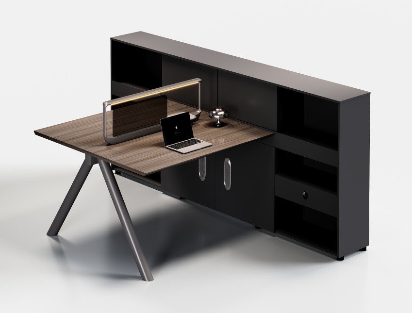 Zhen 03 P03C-2 two-person workstation with long storage