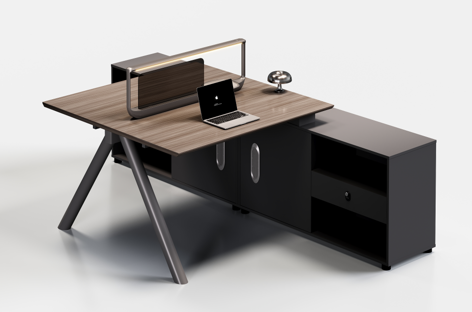 Zhen 03 P04C-2 two-person workstation with long storage