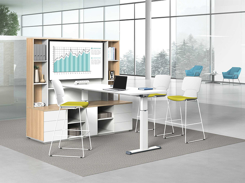 Height-adjustable desk