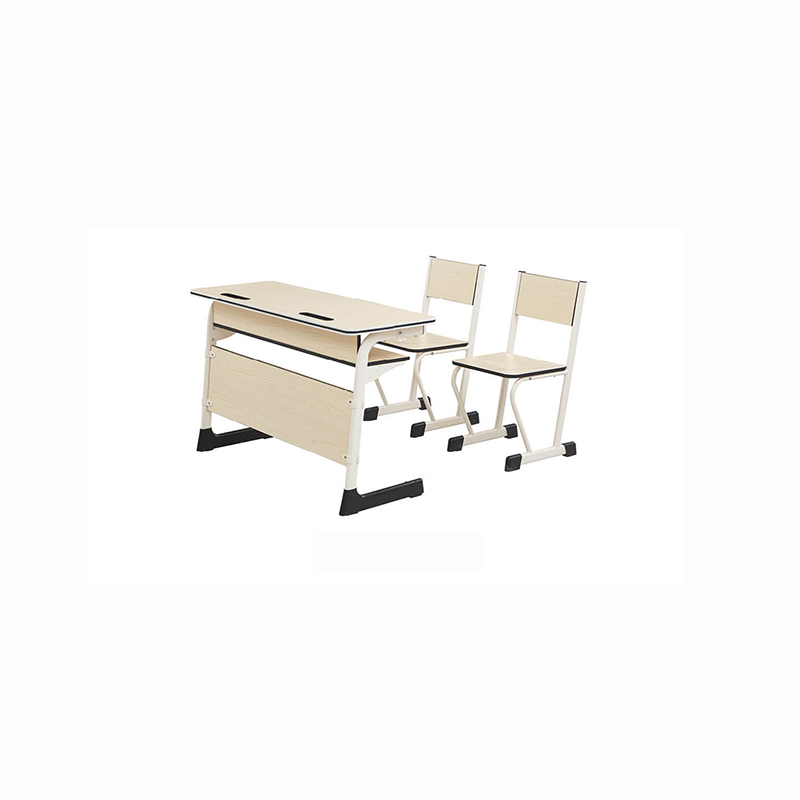 Two-student desk and chairs